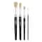 12 Pack: Natural 4 Piece Stencil Brush Set by Craft Smart™